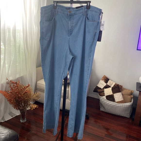 NYDJ Womens Claire Denim Trousers Size 24W(W-7) - Picture 3 of 10